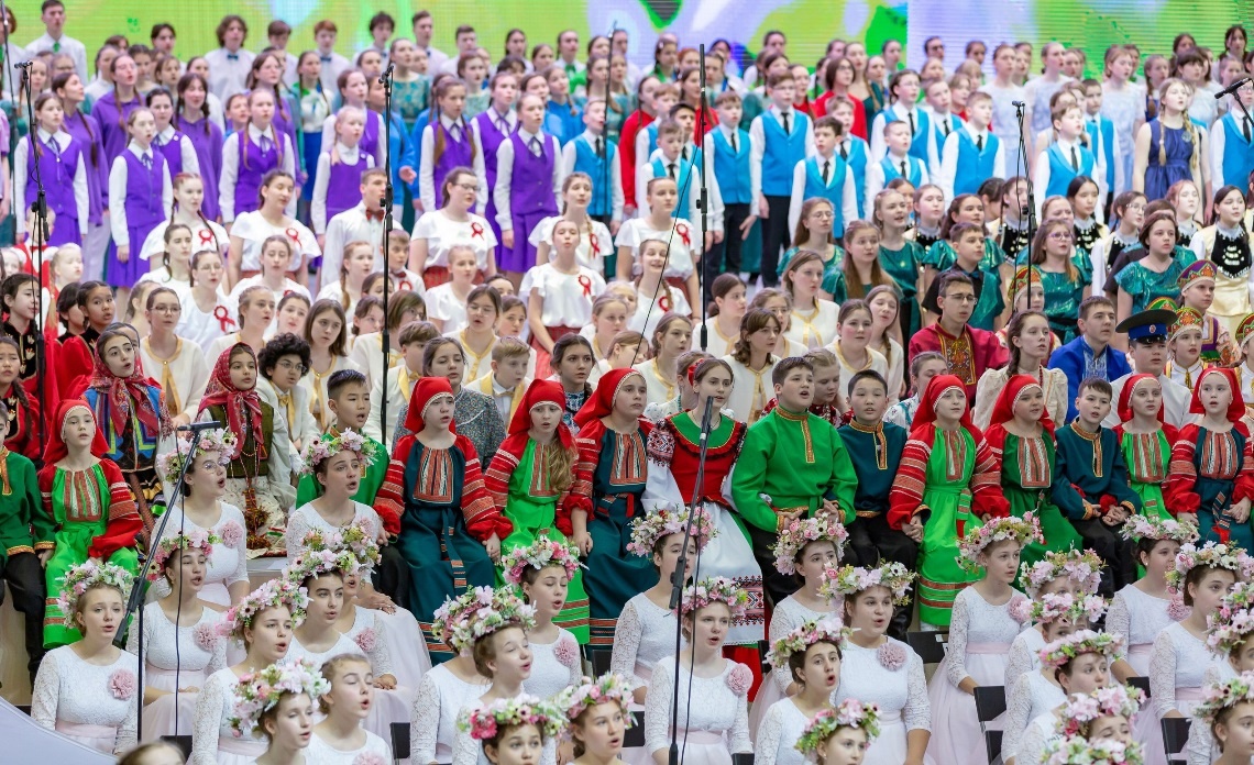 Финал Всероссийского фестиваля хоровых и вокальных коллективов.