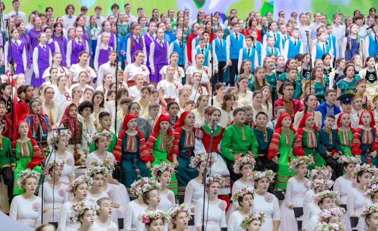 Финал Всероссийского фестиваля хоровых и вокальных коллективов.